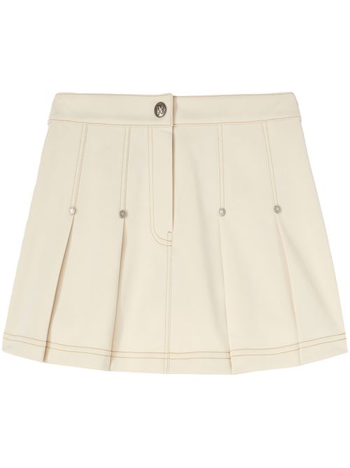 Light beige skirt PALM ANGELS | PWCC085S25FAB0010B0B